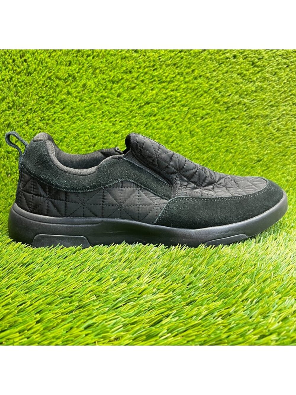 Orthocomfoot Orthopedic Mens Size 13.5 Black Casual Walking Slip On Loafer Shoes